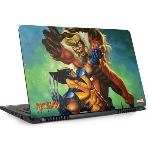 Marvel X-Men Wolverine Vs Sabretooth Dell Inspiron Skin